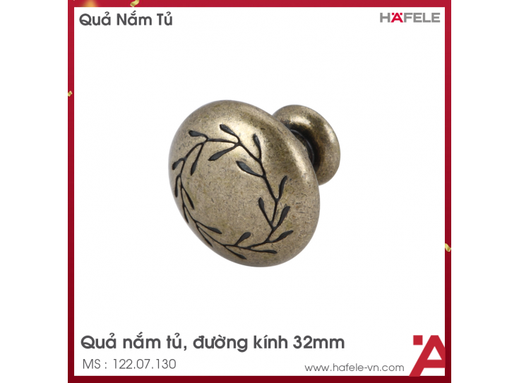  Quả Nắm Cổ Điển Hafele 122.07.130